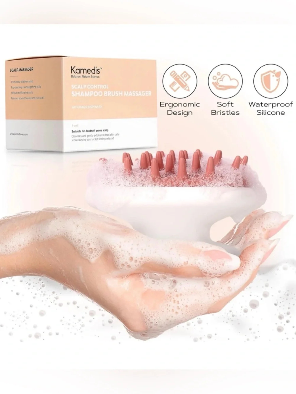Kamedis Scalp Control Shampoo Brush Massager
